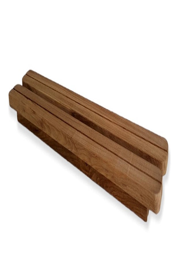 CURIOFACT Teakwood RAW Handles for Kitchen Cabinet, Drawers Pully, Wardrobe Handles, Door Handles, Set of 2 (RAW Unfinished Ready to Polish, 24 INCH) - Image 3
